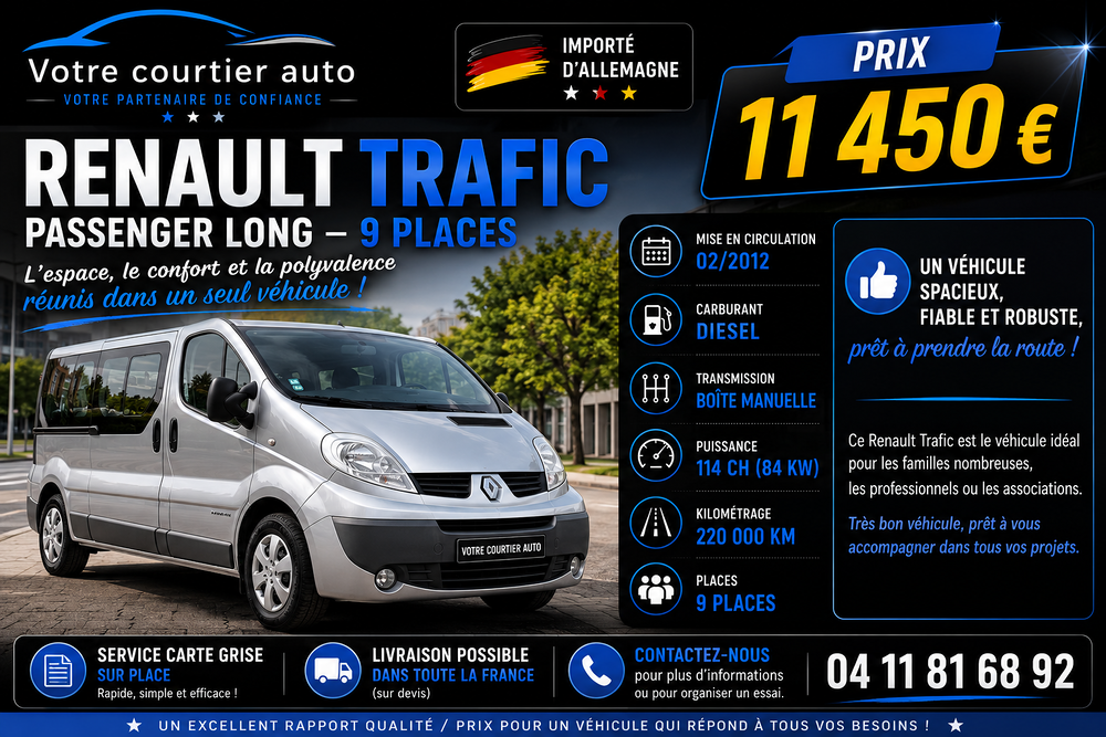 Trafic 2012 occasion 66000 Perpignan