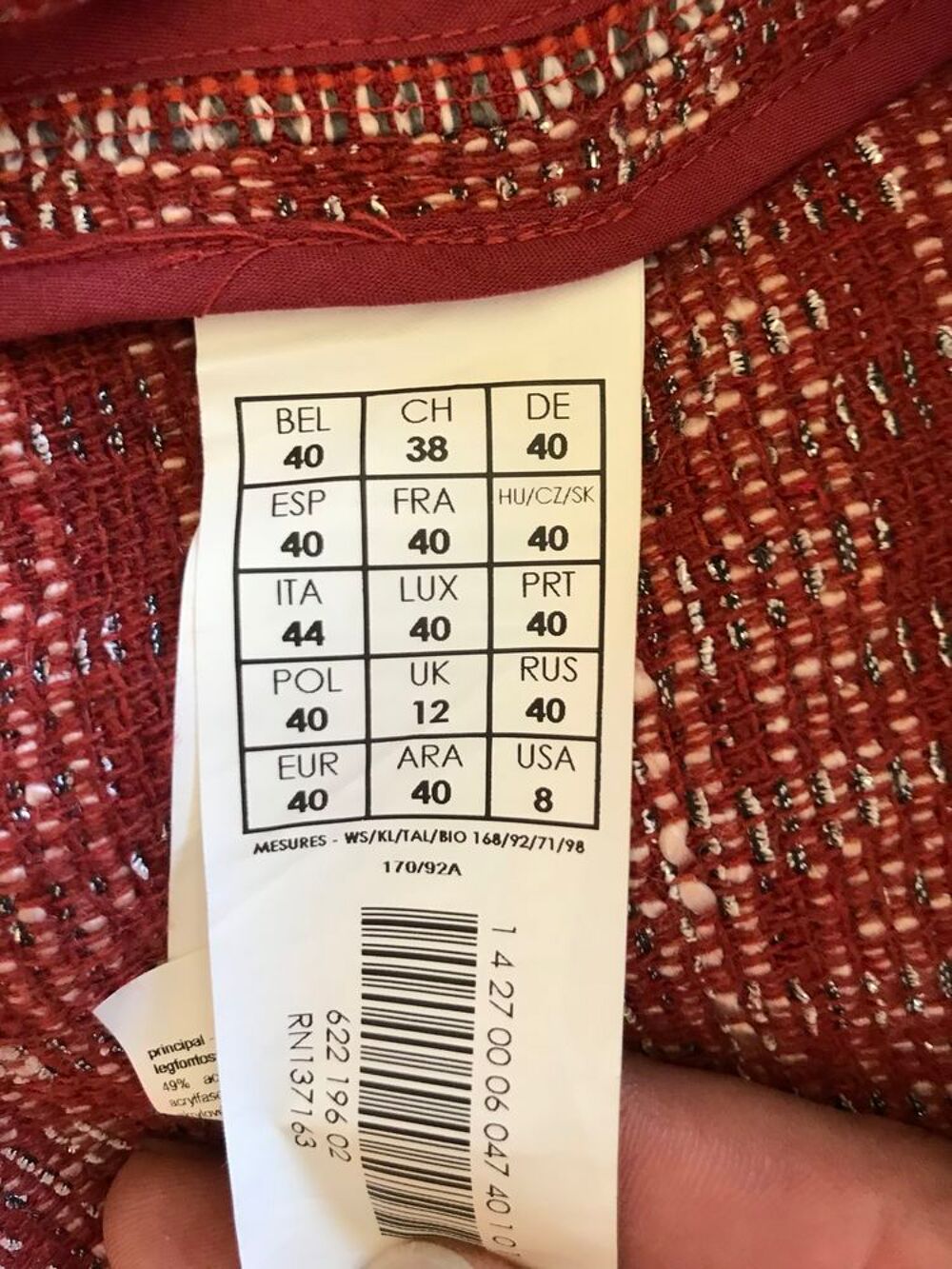 veste cintr&eacute;e Promod Vêtements