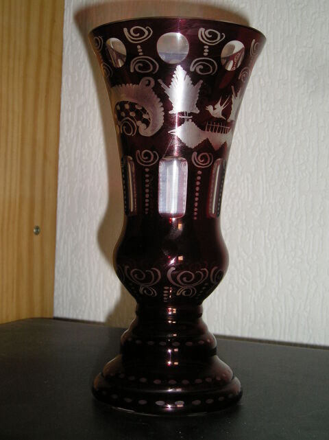 Vase en cristal de Boh�me 45 Montpellier (34)