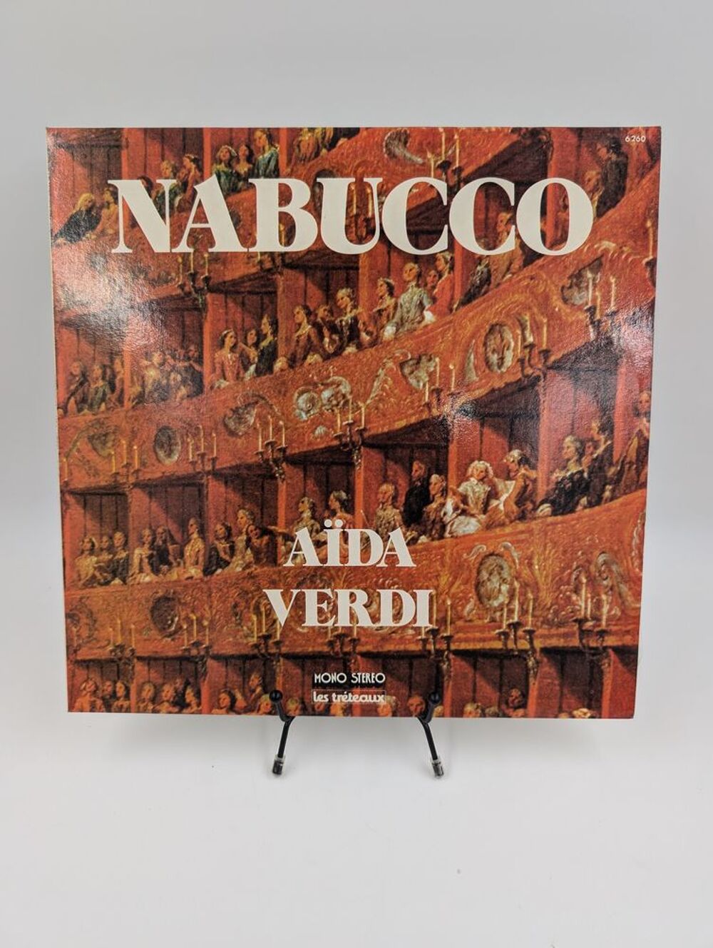 Vinyle 33 tours Nabucco A&iuml;da Verdi en fourreau CD et vinyles