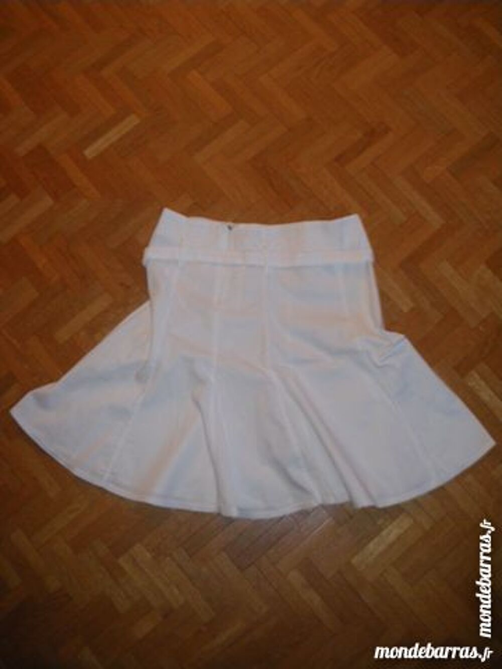Superbe jupe blanche (V12) Vêtements