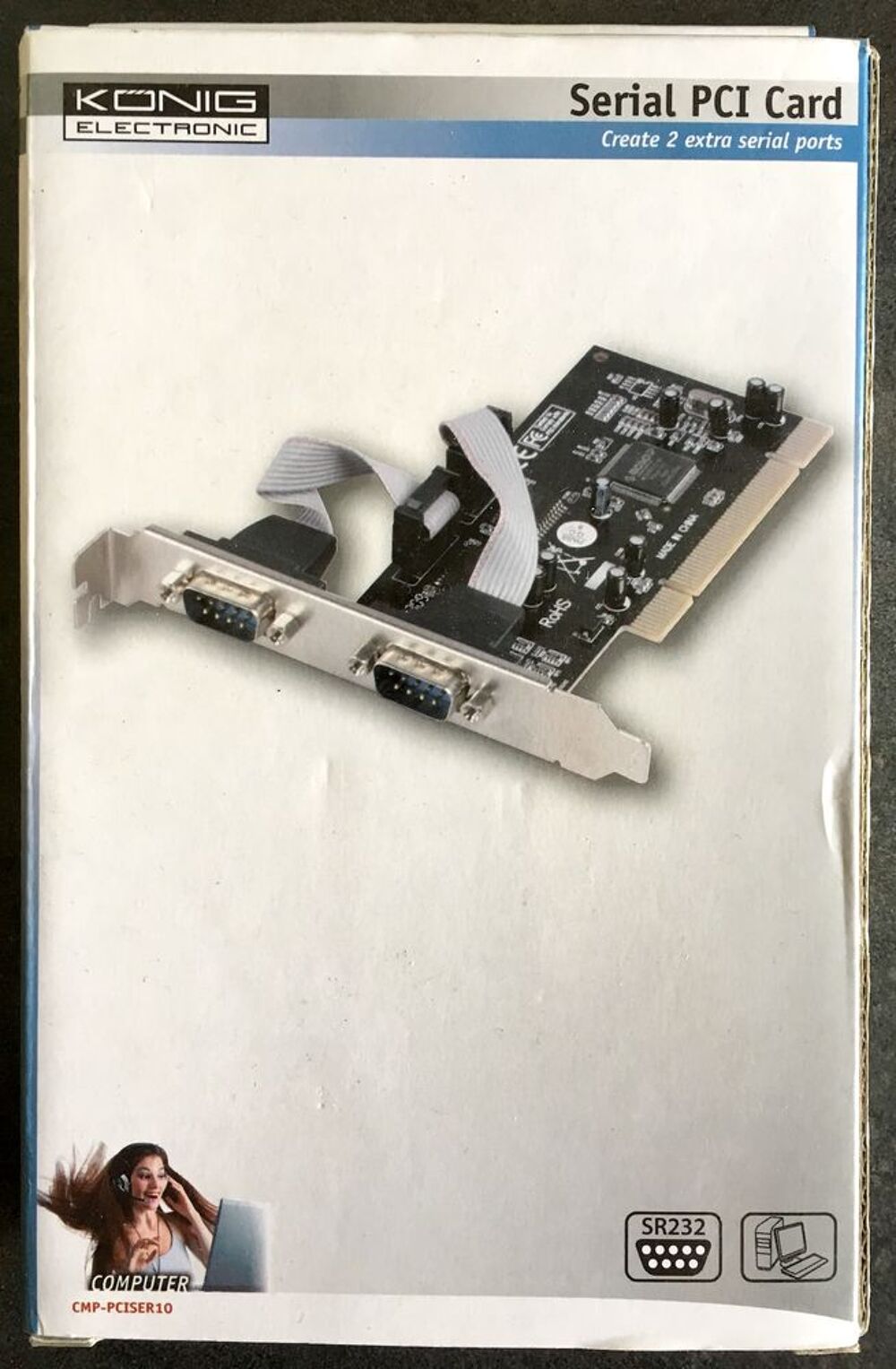 Carte PCI Serial Port X2 neuve Matériel informatique