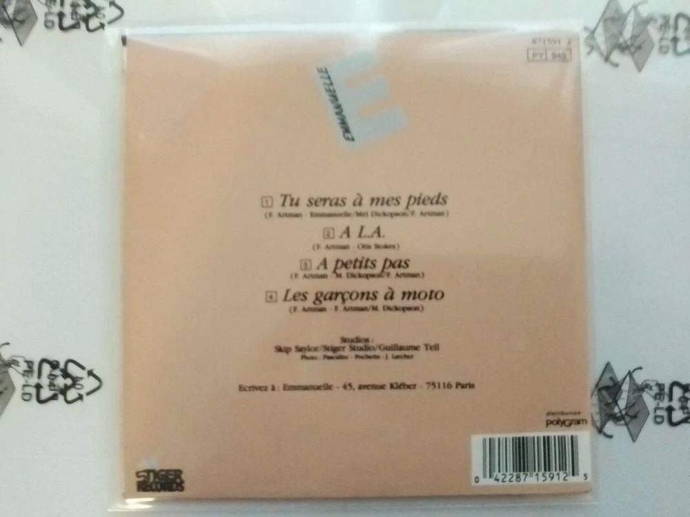 EMMANUELLE (Emmanuelle Mottaz) RARE MAXI CD 4 TITRES "TU SER CD et vinyles