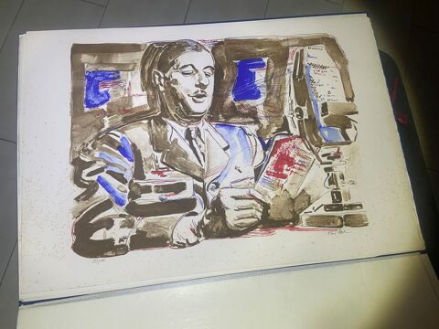 coffret 5 Lithographies du Général De Gaulle de Pierre Duc 0 Saint-Aubin-de-Médoc (33)