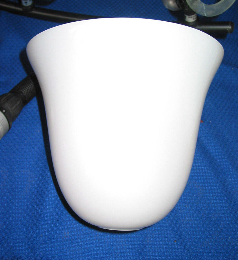 UNE GRANDE TULIPE OPALINE R&Eacute;FLECTEUR DE LAMPE MAZDA ART D&Eacute;CO Décoration