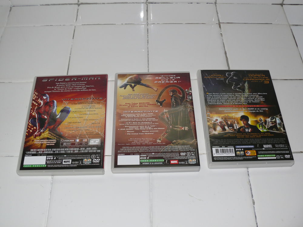 DVD : Trilogie "Spider-Man" DVD et blu-ray