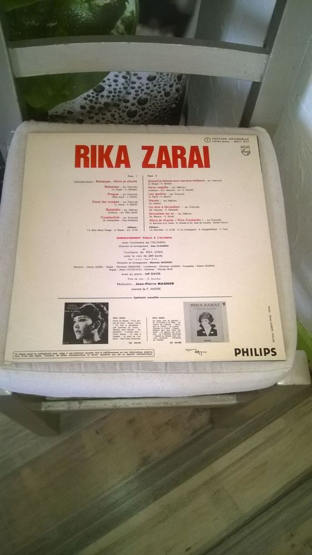 Vinyle Rika Zara&iuml;
Enregistrement Public A L'Olympia
1970
CD et vinyles