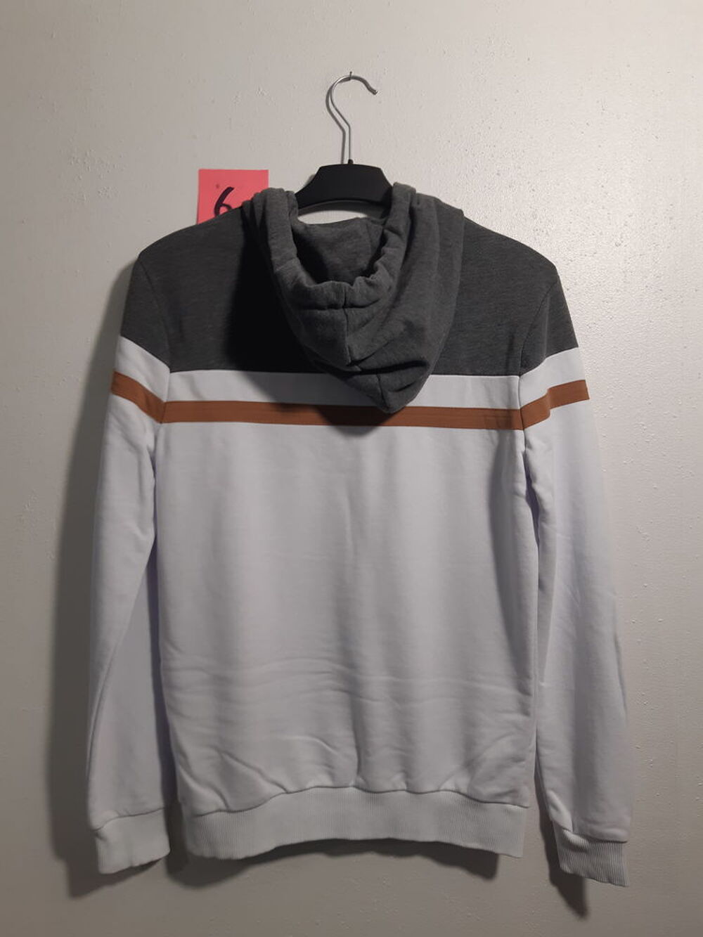 Sweat &agrave; capuche Homme Gris - LBO Vêtements