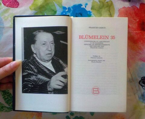 BLUMELEIN 35 par Francis CARCO Les Classiques de l'Espionnag Bubry (56)