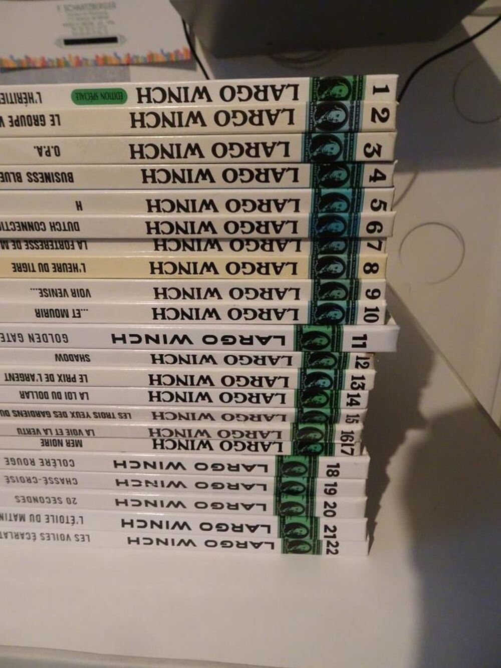 Collection compl&egrave;te Largo Winch 1 &agrave; 22 Livres et BD