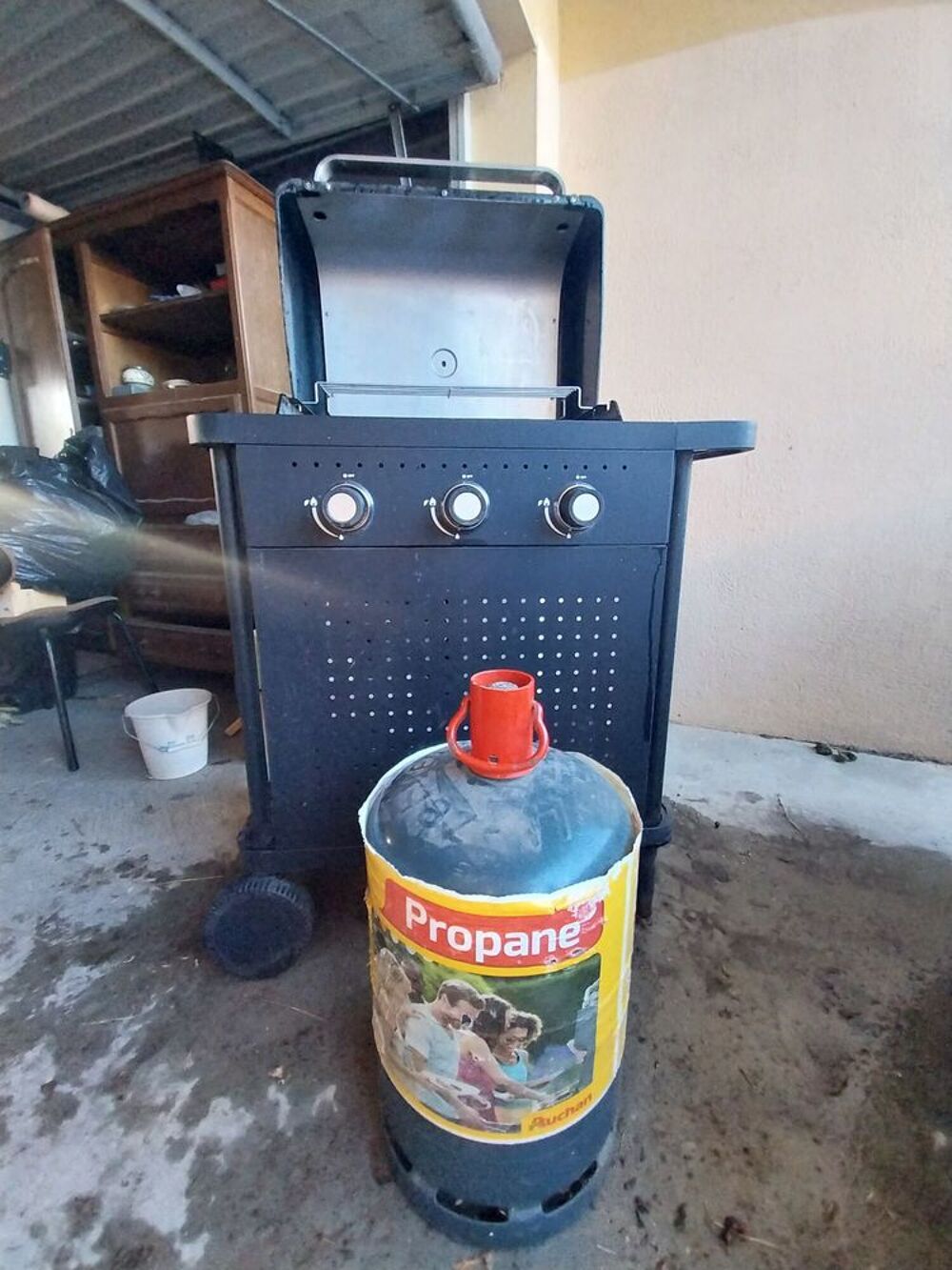 Barbecue gaz. Jardin