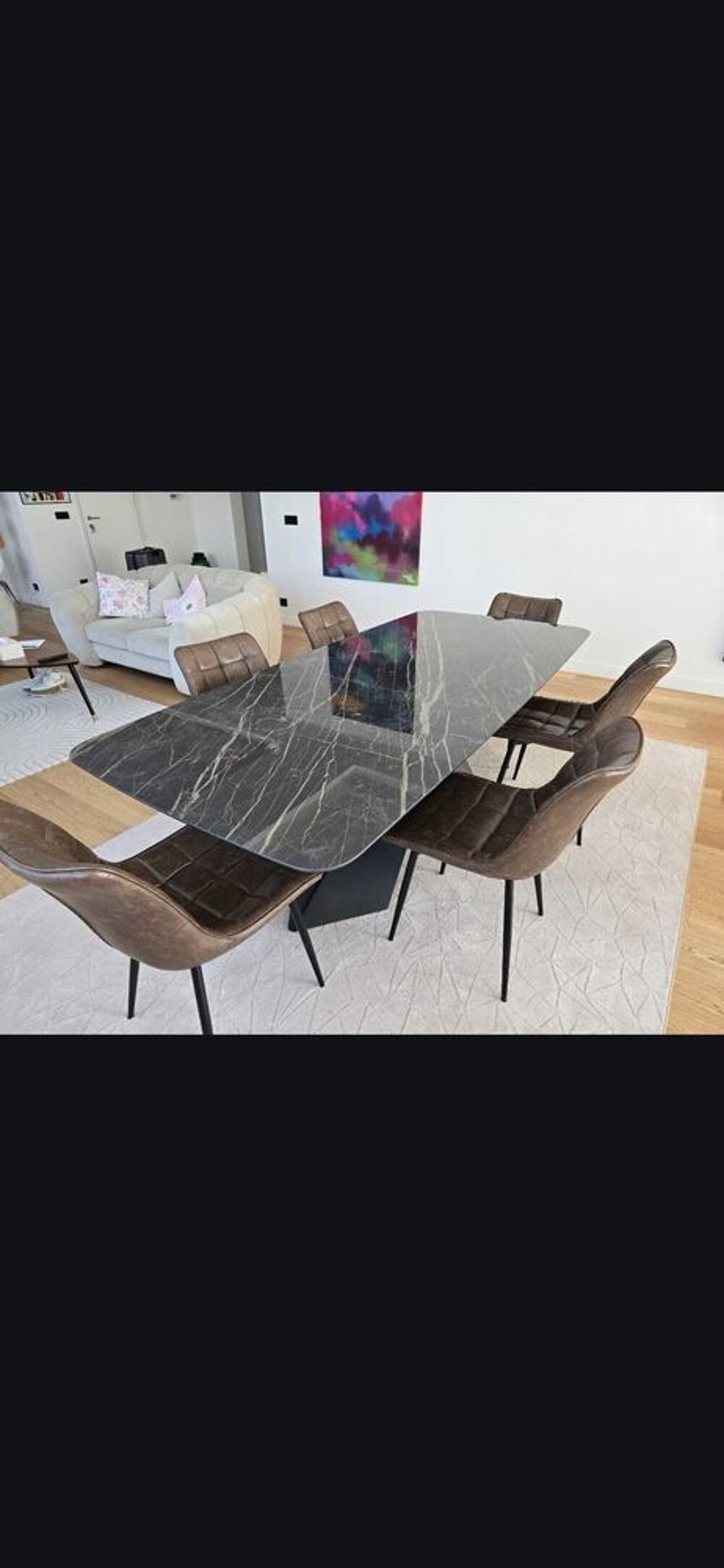 table+&agrave; +manger+avec+6+chaises Meubles