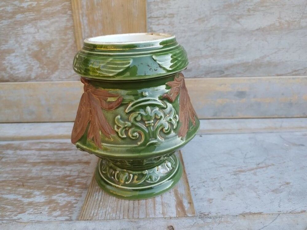 Lampe &agrave; P&eacute;trole XIX&egrave;me Porcelaine &Eacute;maill&eacute;e Retour d'&Eacute;gypte Décoration