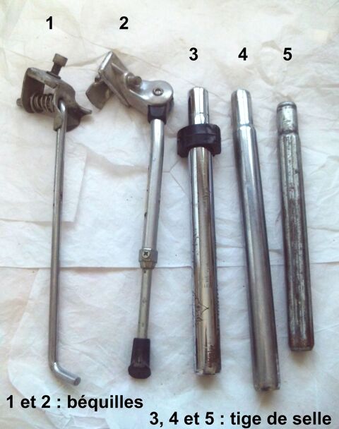 2 b�quilles - 3 tiges de selle 0 Villeurbanne (69)