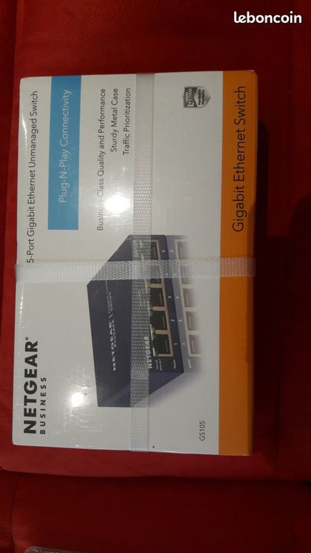 Switch Ethernet 5 Ports avec 5 c&acirc;bles Photos/Video/TV