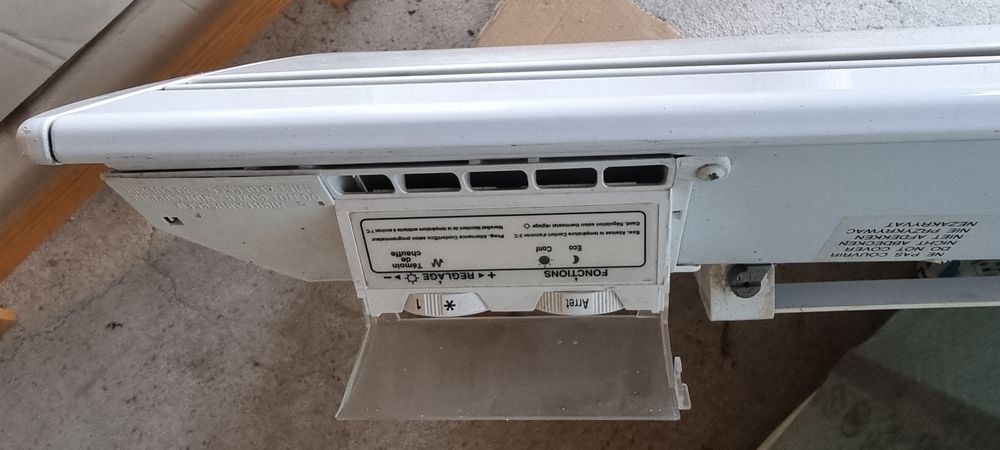 Radiateur fonte 2000w blanc inertie s&egrave;che Bricolage