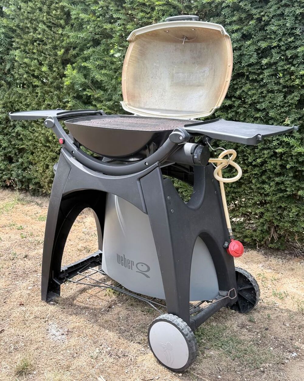 WEBER Q220 - Gaz-Stand Deluxe + Housse Weber Jardin