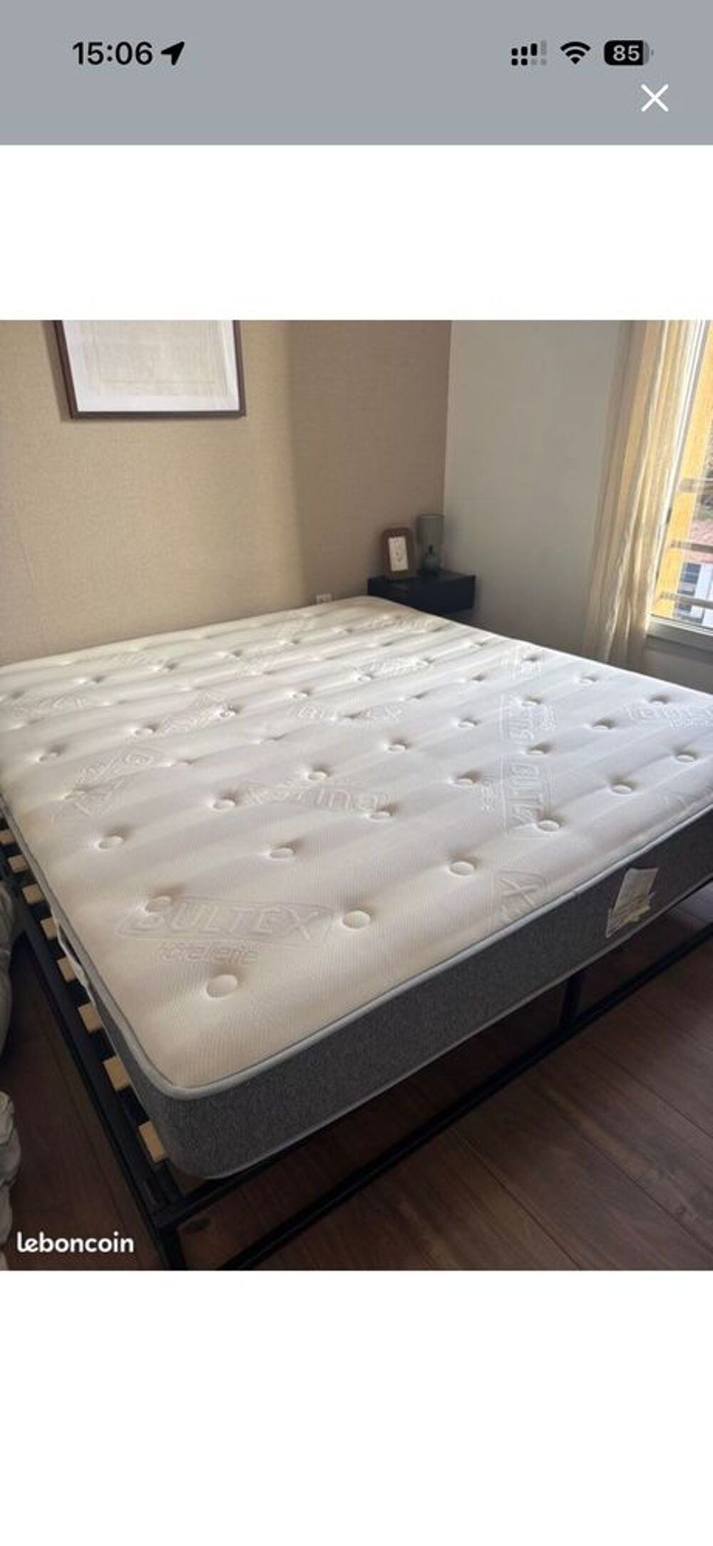 Matelas d h&ocirc;tellerie 180x200 avec sommier Meubles