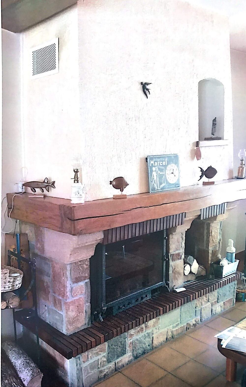 Chemin&eacute;e PHILIPS insert 70cm Décoration