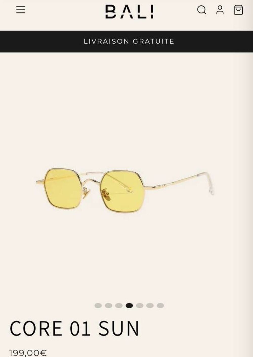 Lunettes luxe plaque et or 24 k Iron Paris/ bali Bijoux et montres