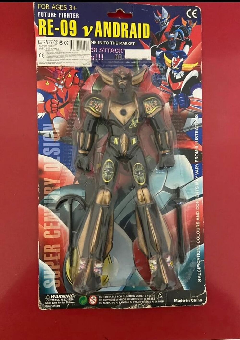 FIGURINE GODORAK SUPER ROBOT RE-09 SOUS BLISTER 