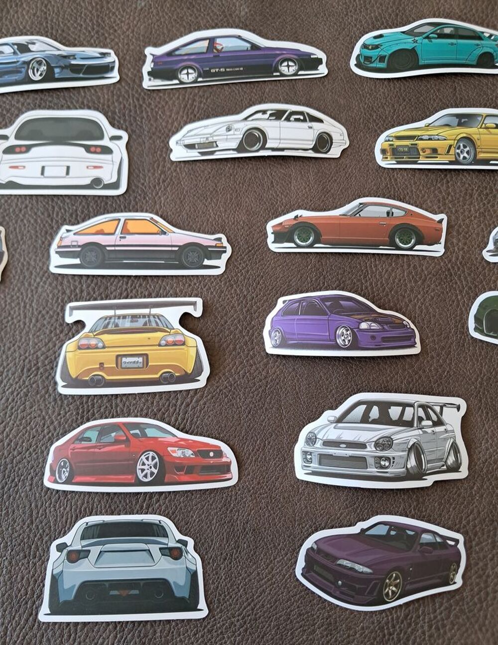 lot de 25 stickers autocollants voiture de sport
