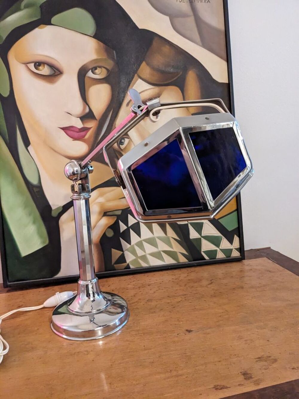 Lampe PIROUETT DE BUREAU art d&eacute;co 1930 en parfait &eacute;tat d'usa Décoration