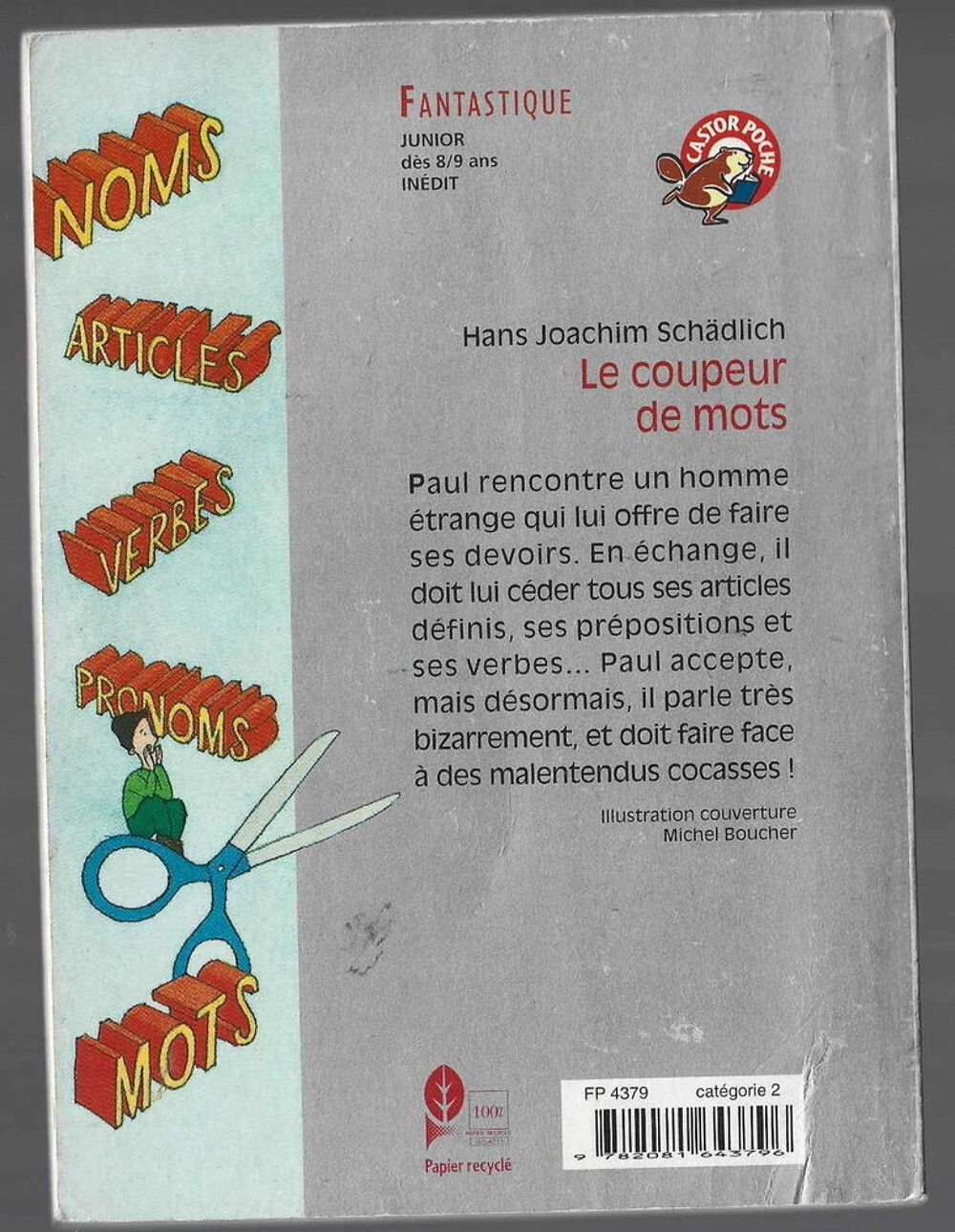 le coupeur de mots Livres et BD