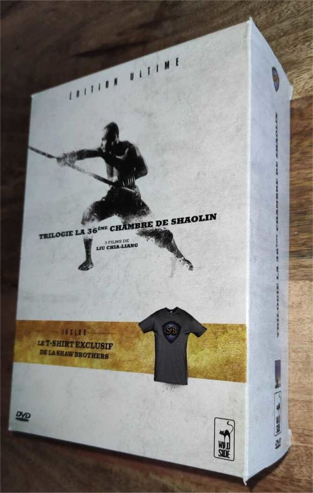 Trilogie la 36&egrave;me Chambre de Shaolin &eacute;dition ultime + T-Shir DVD et blu-ray