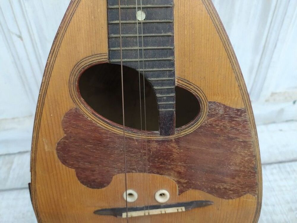 Ancienne Mandoline F.lli Cigna Biella &agrave; Restaurer Instruments de musique