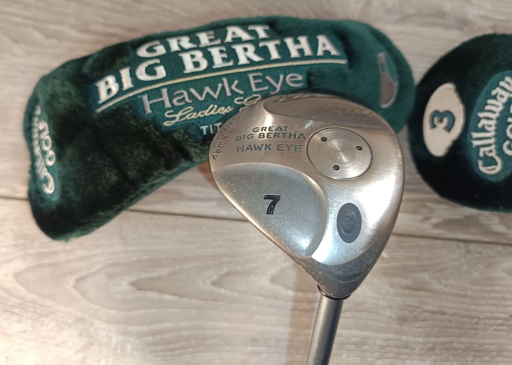 2 Bois de Golf 3 &amp; 7 Callaway Big Bertha Hawk Eye Lady Gems Sports