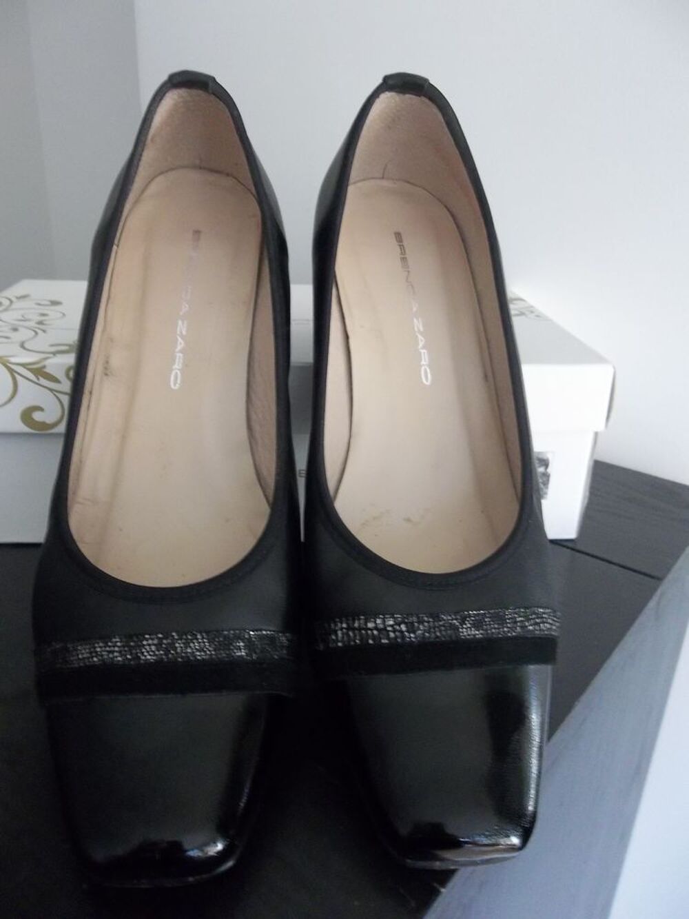 ESCARPINS Cuir Noir BRENDA ZARO Chaussures