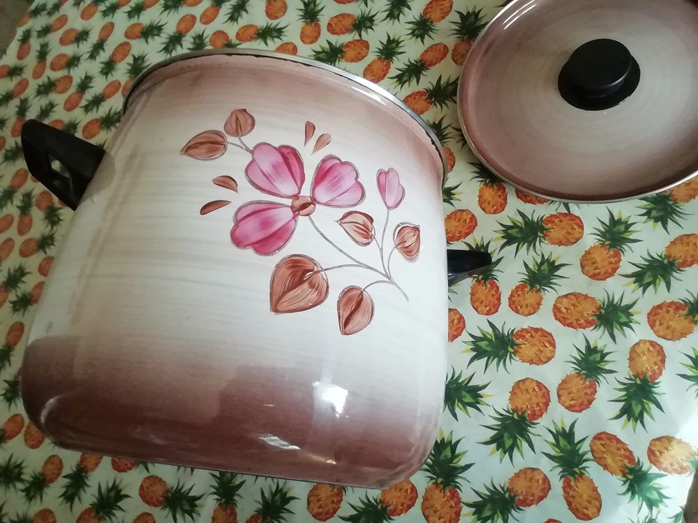 Magnifique faitout d&eacute;cor&eacute; tous feux +induction vintage 70/80 Cuisine