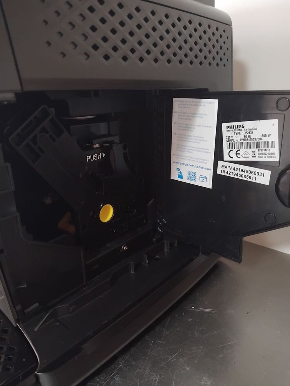 Machine expresso broyeur Philips peu utilis&eacute;e Sous garantie Electroménager