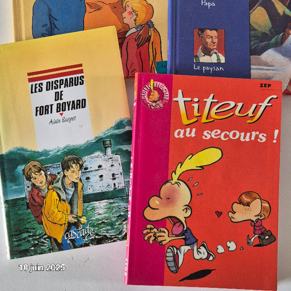 Lot de 4 livres pour enfants de 8 &agrave; 11 ans, Livres et BD
