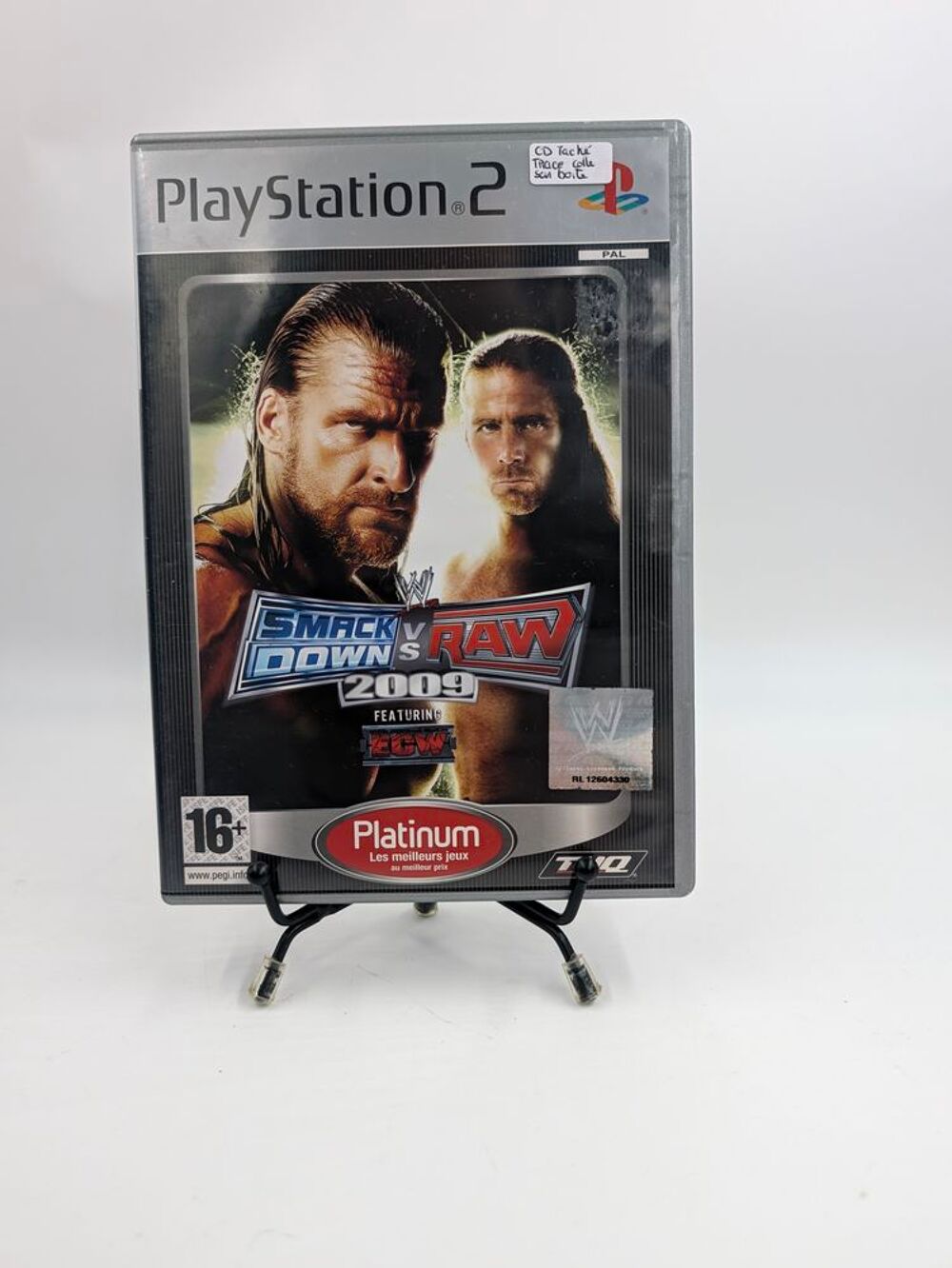 Jeu Playstation 2 SmackDown vs Raw 2009 (Platinum) en boite Consoles et jeux vidéos