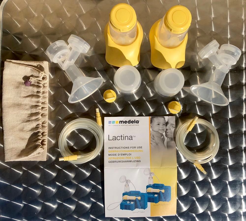 Set double pour allaitement MEDELA. Puriculture