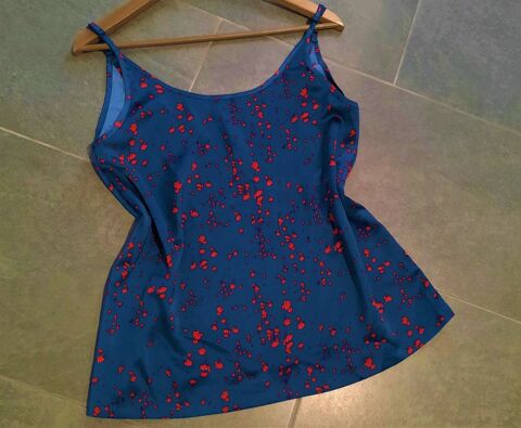 Caraco dbardeur bleu - rouge satin Won Hundred - T 40 15 Domart-en-Ponthieu (80)