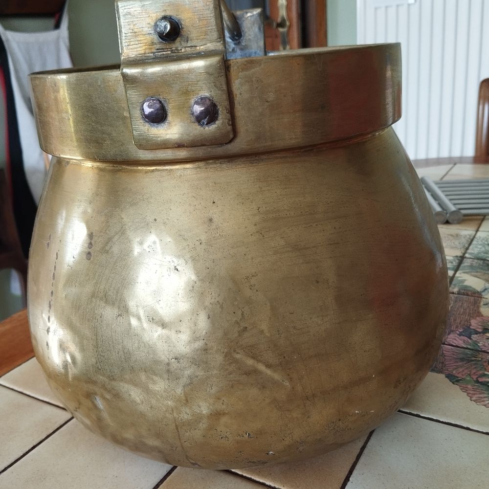 Chaudron en cuivre D�coration