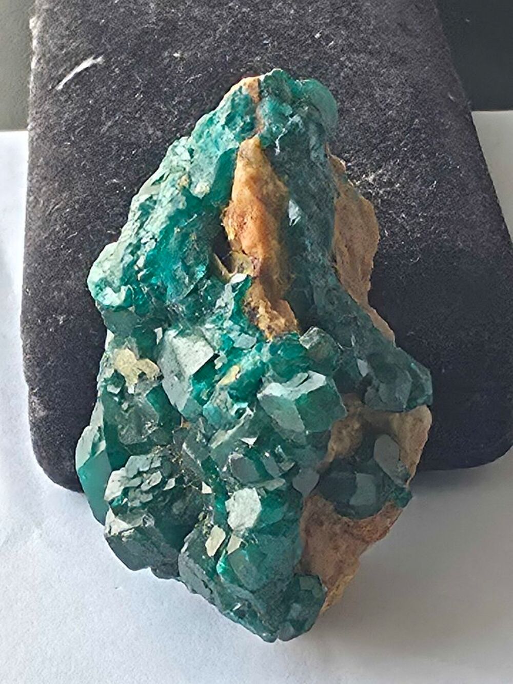 Dioptase sur Matrice du Katanga(RDC)-40g-Collection 