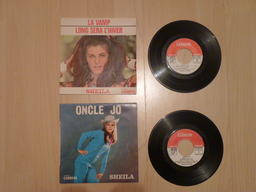 Disques vinyl 45 tours Sheila CD et vinyles