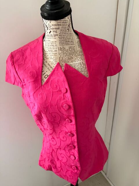 ? Ensemble Vintage Claude Bert Paris ? Jacquard Fuchsia Précy-sur-Oise (60)