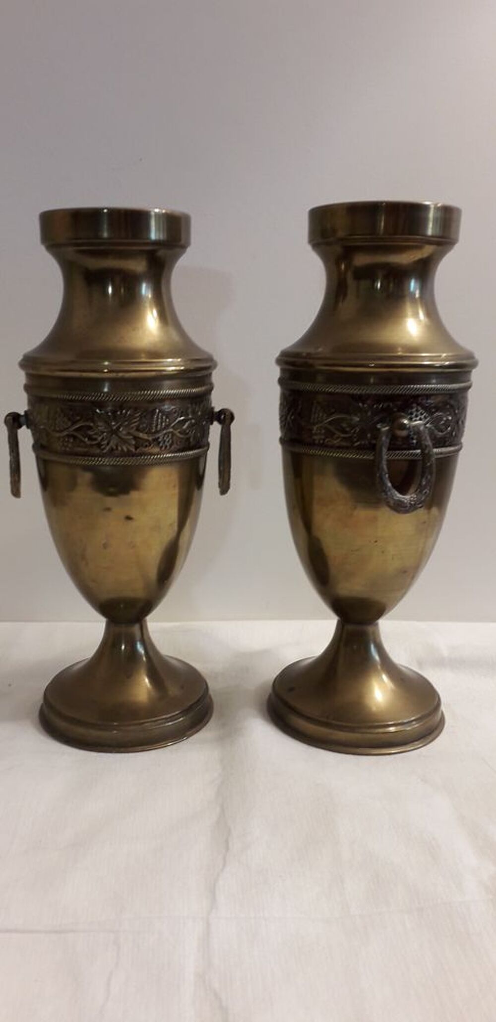 2 Vases en cuivre D�coration
