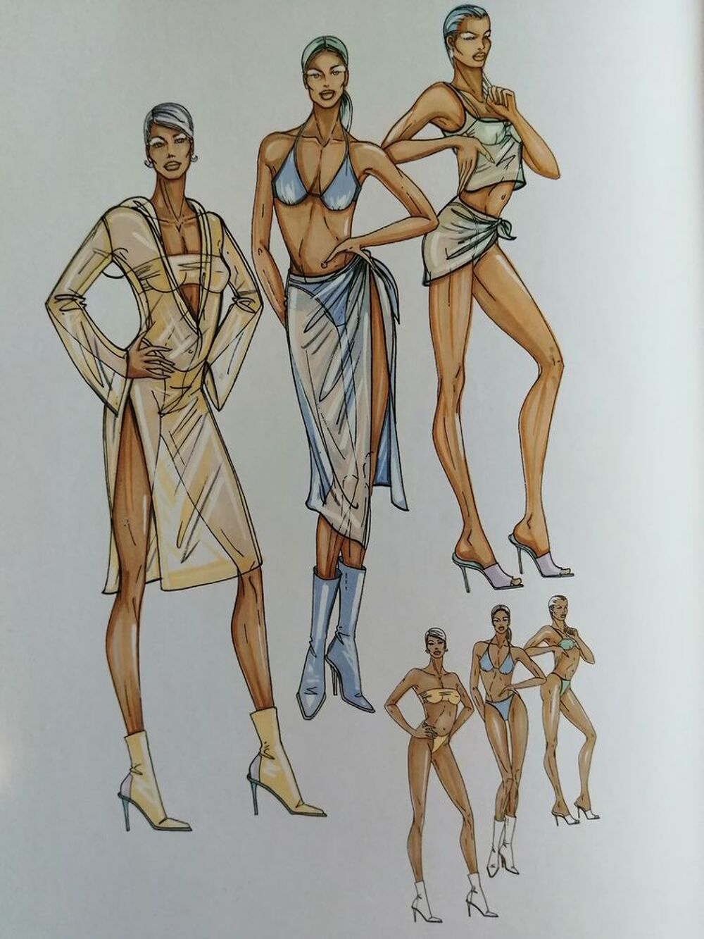 Figurines de mode et stylisme" Elisabetta Drudi Livres et BD