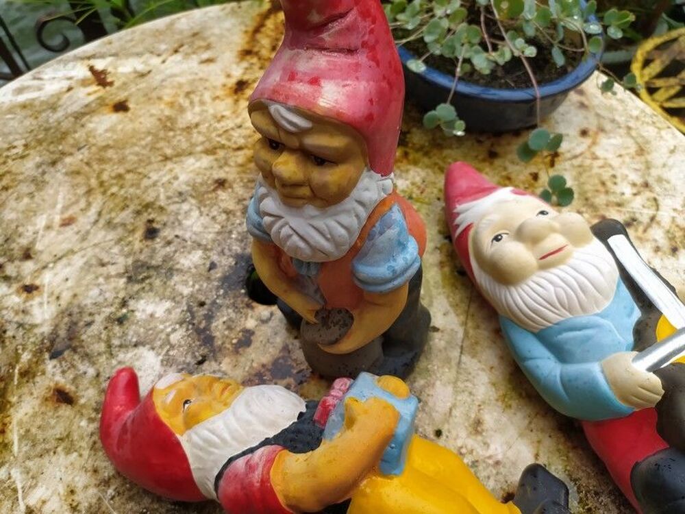 Anciens Nains de Jardin C&eacute;ramique Vintage
Décoration