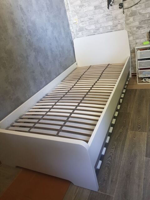 Ensemble lit enfant/adolescent 90x200 Ikea et lit tiroir 250 Saint-Mandrier-sur-Mer (83)