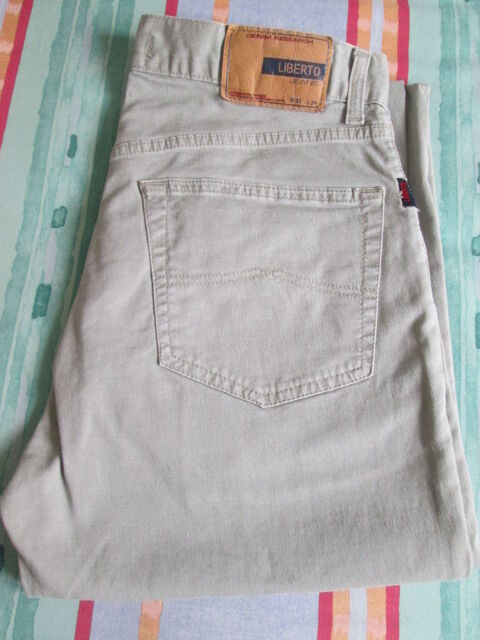 Pantalon jean beige LIBERTO homme taille 40 13 Chauriat (63)