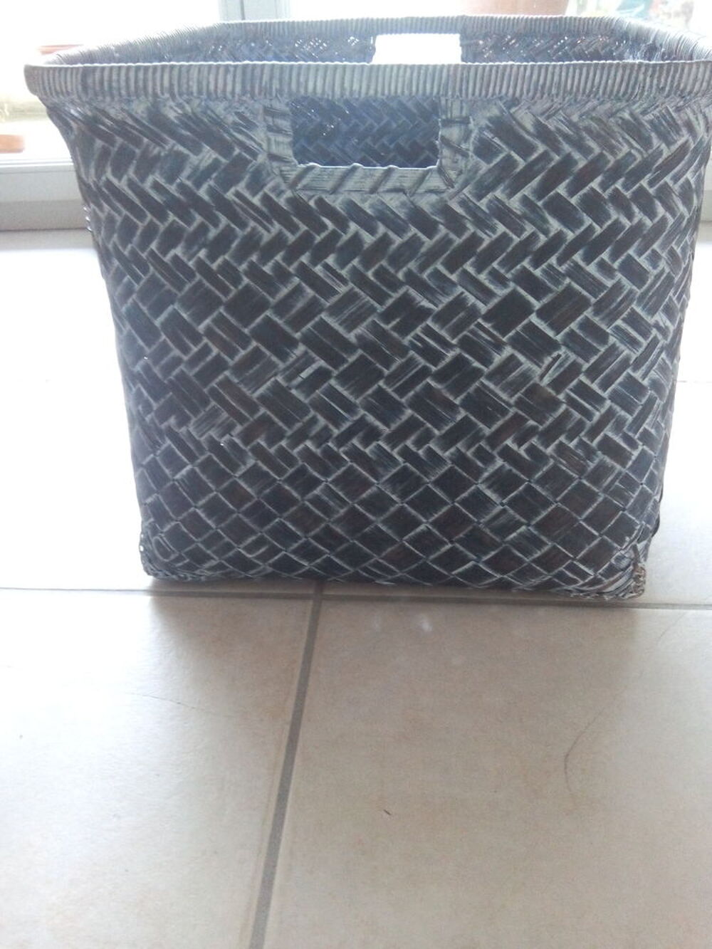 Panier bleu Décoration