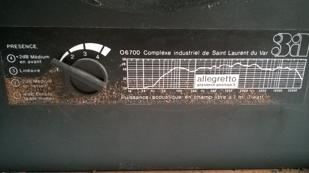 enceintes 3A allegretto M50 Audio et hifi