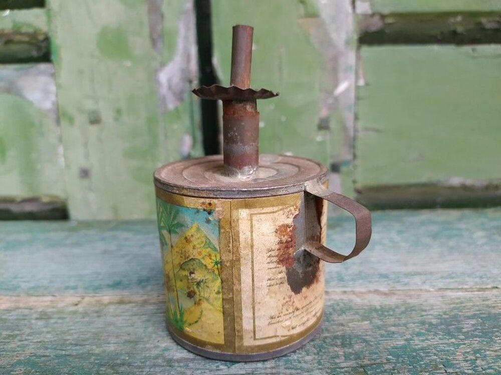Rare Peak Brand Milk Old tin Box Boite de Lait Ancienne
